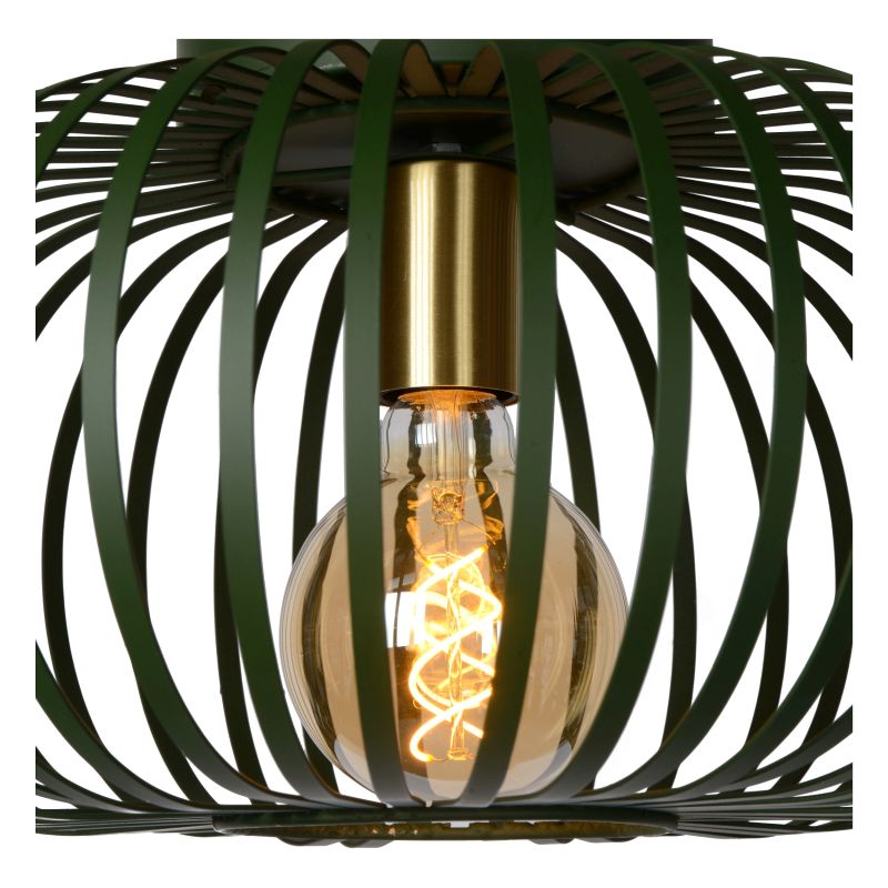 Lucide MANUELA - Zapustené stropné svietidlo - Ø 39,5 cm - 1xE27 - Zelené